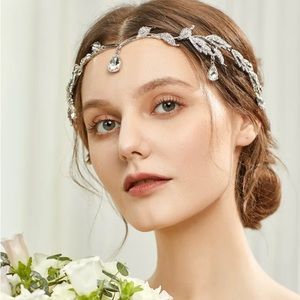 Babeyond silver headpiece